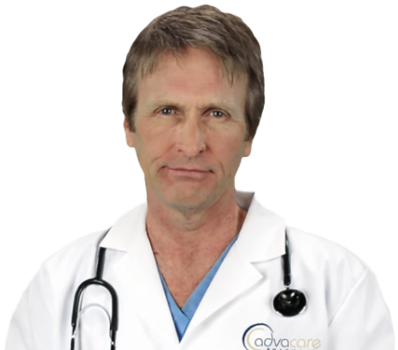 A doctor providing details on the wide product range of pharma company AdvaCare Pharma. A doctor providing details on the wide product range of pharma company AdvaCare Pharma.