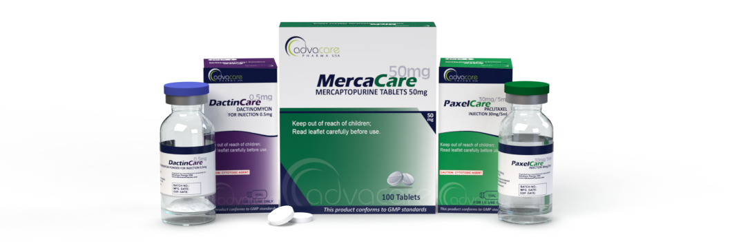 Range of oncology products for different types of oncology medications.