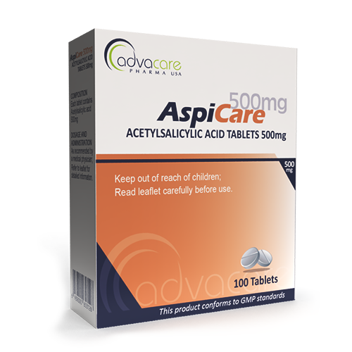 Comprimés d'Acide Acétylsalicylique (boîte de 100 comprimés)