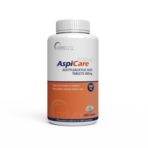 Comprimés d'Acide Acétylsalicylique (flacon de 1000 comprimés)