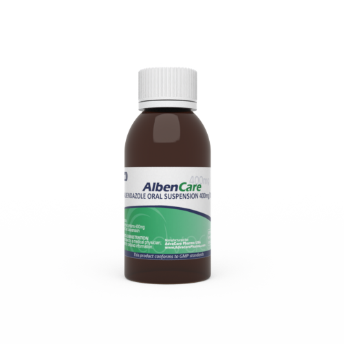 Suspension buvable d'albendazole à usage humain (1 flacon)