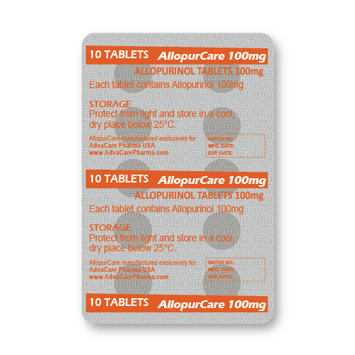 Allopurinol Tablets (blister of 10 tablets)