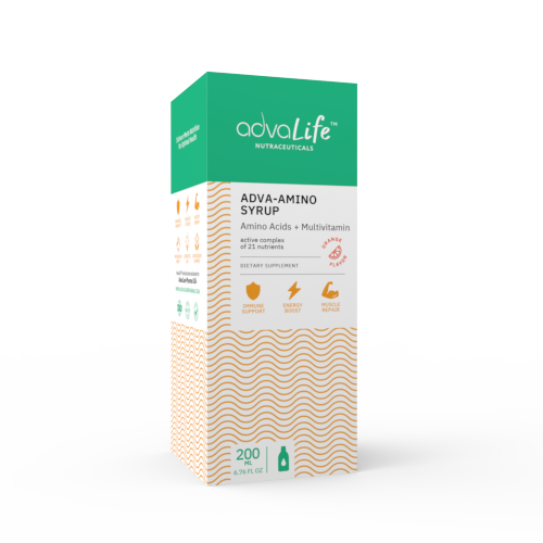 Amino Acid Syrup + Multivitamin (box of bottle) Amino Acid Syrup + Multivitamin (box of bottle)