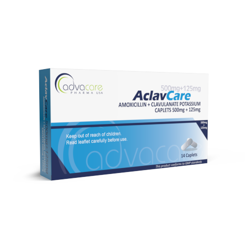Amoxicillin + Clavulanate Potassium Tablets (box of 14 tablets)