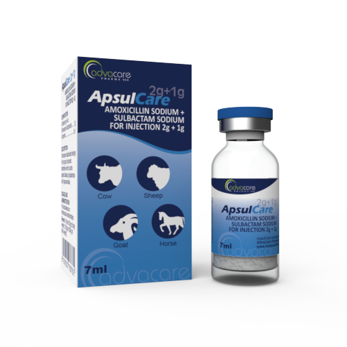 Amoxicillin Sodium + Sulbactam Sodium for Injection (1 box and 1 vial)