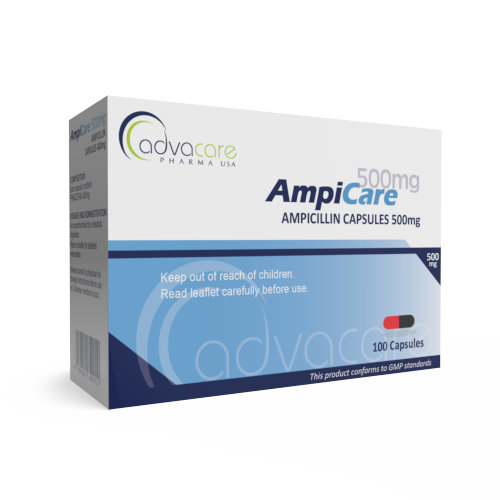 Cápsulas de Ampicilina (caja de 100 cápsulas)