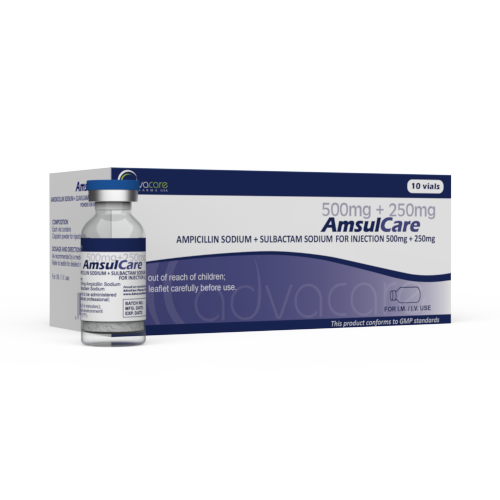 Ampicillin Sodium + Sulbactam Sodium for Injection (1 box and 1 vial)