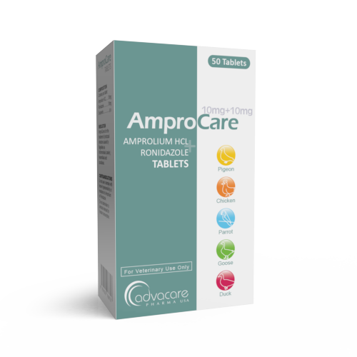 Amprolium HCl + Ronidazole Tablets (box of 50 tablets)