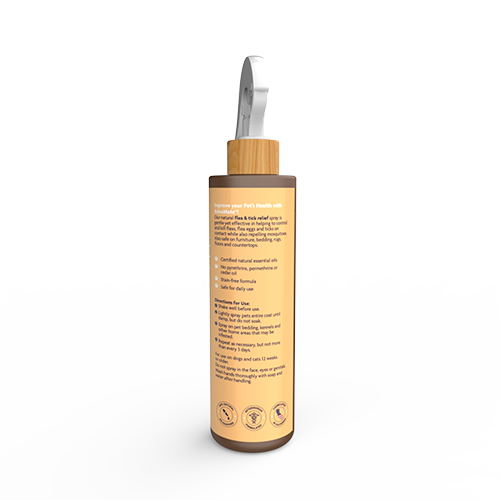 Spray de Soulagement contre les Puces et Tiques (avantages de la bouteille)