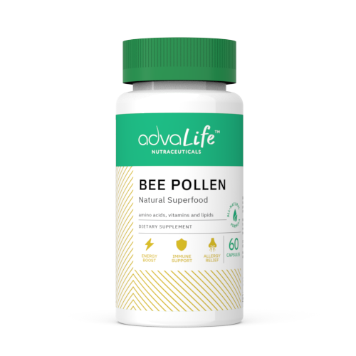 Bee Pollen Capsules (bottle of 60 capsules)