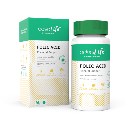 Comprimés d'Acide Folique (1 boîte et 1 bouteille)