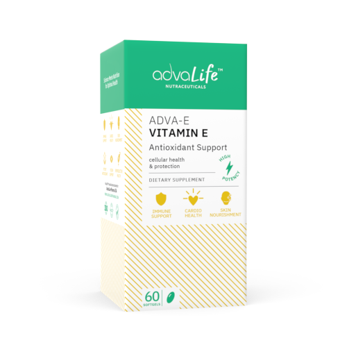 Capsules de Vitamine E (boîte de bouteilles)