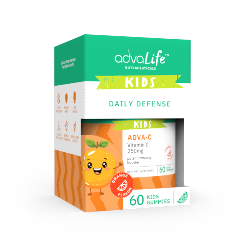 Gommes de vitamine C pour enfants (boîte de bouteilles)