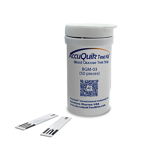 Bandelettes de Test de Glucose (bouteille de 50 bandes)