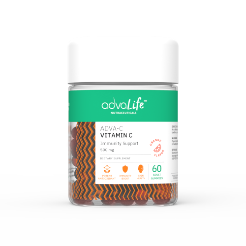 Gommes de vitamine C pour adultes (bouteille de 60 gommes)