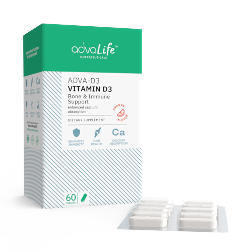 Comprimidos de Vitamina D3 (1 caja y 1 burbuja)