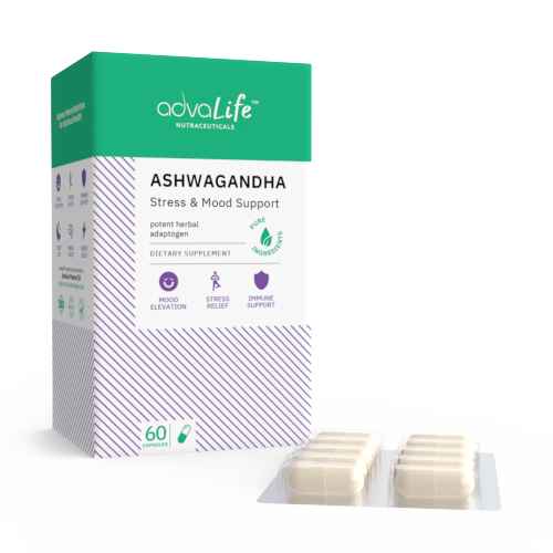 Capsules d'Ashwagandha (1 boîte et 1 blister)