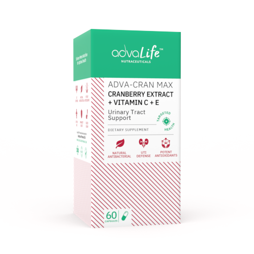 Capsules de Canneberge + Vitamines C & E (boîte de bouteilles)