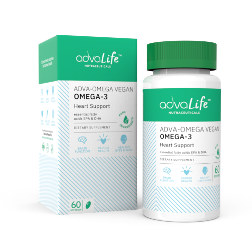 Omega-3 VEGAN Capsules (1 boîte et 1 bouteille)