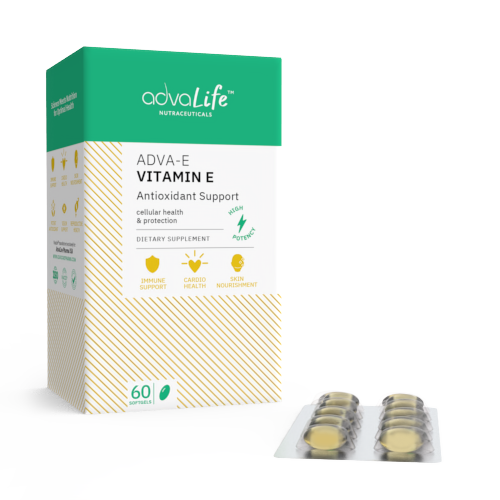 Capsules de Vitamine E (1 boîte et 1 blister)