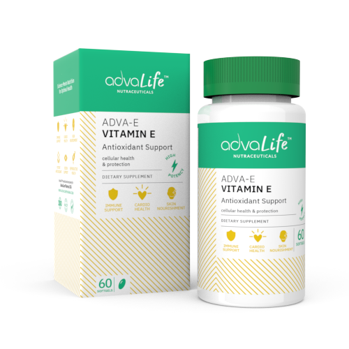 Capsules de Vitamine E (1 boîte et 1 bouteille)