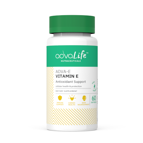 Capsules de Vitamine E (bouteille de 60 gélules molles)