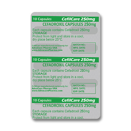 Cefadroxil Capsules (blister of 10 capsules)