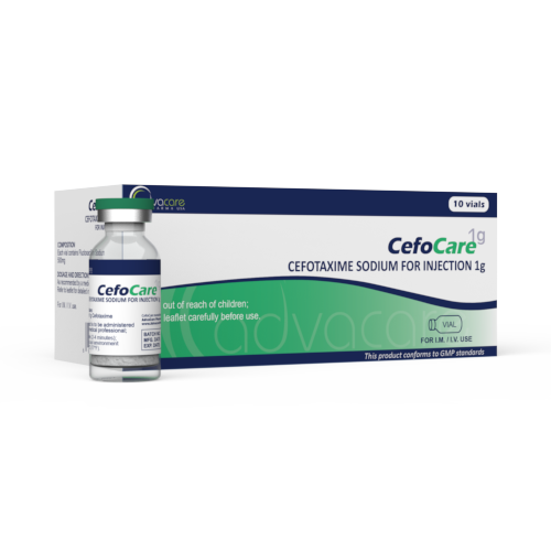 Cefotaxima Sódica para Inyección (1 caja y 1 frasco)