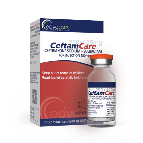 Ceftriaxone + Sulbactam pour Injection (boîte de 1 flacon)