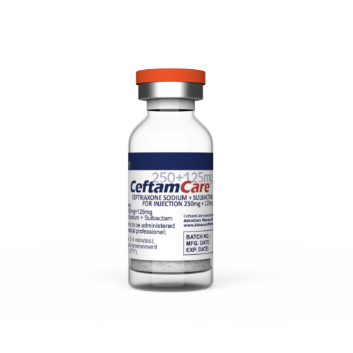 Ceftriaxone + Sulbactam pour Injection (1 flacon)