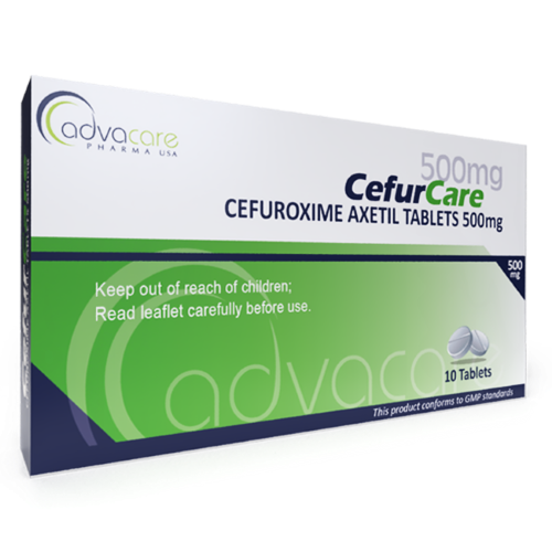 Cefuroxime Axetil Tablets (box of 10 tablets)