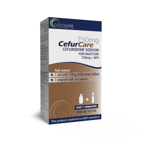 Cefuroxime with Water for Injection (box of 1 vial)
