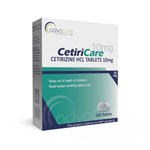 Comprimés de Cétirizine HCl (boîte de 100 comprimés)