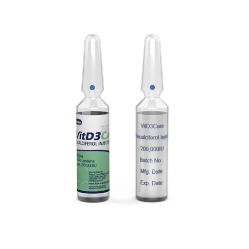 Cholecalciferol Injection (1 ampoule ceramic printing and 1 ampoule labelling)