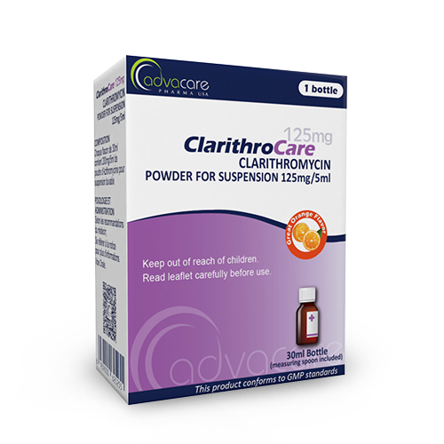 Clarithromycin for Oral Suspension (box of 1 bottle)