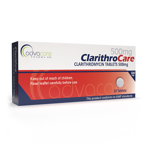 Comprimidos de Claritromicina (caja de 10 comprimidos)