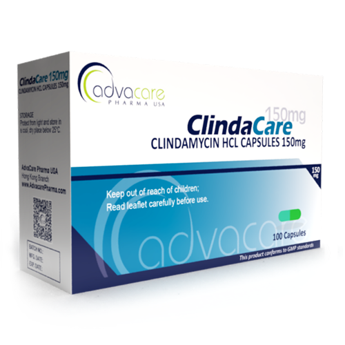 Clindamycin HCl Capsules (box of 100 capsules)