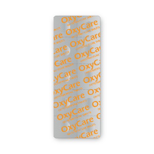 Comprimés d'Oxytétracycline (plaquette de 10 comprimés)
