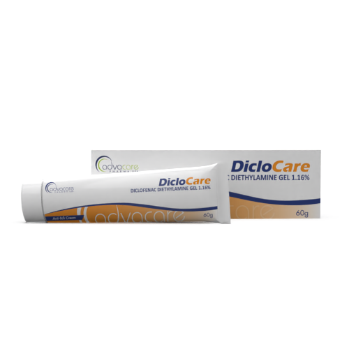 Diclofenac Diethylamine Gel (1 box and 1 tube)