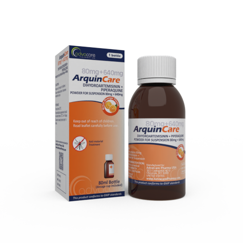 Dihydroartemisinin + Piperaquine for Oral Suspension (1 box and 1 bottle)
