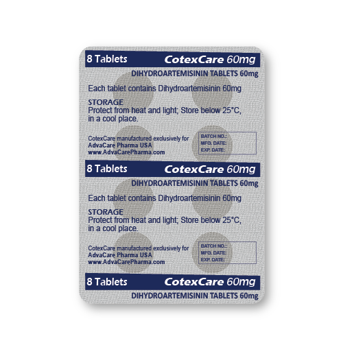 Dihydroartemisinin Tablets (blister of 8 tablets)