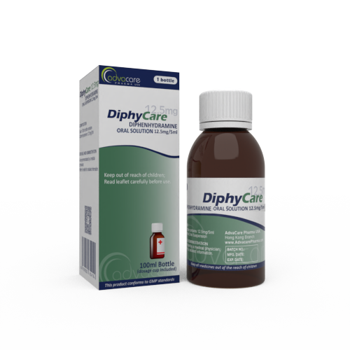 Diphenhydramine Oral Solution (1 box and 1 bottle)