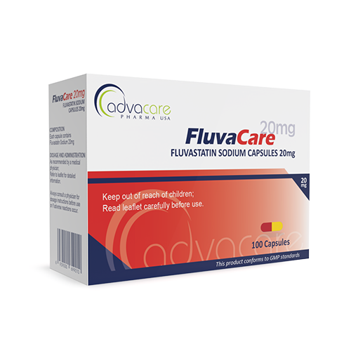 Fluvastatin Sodium Capsules (box of 100 capsules)