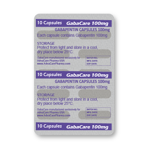 Gabapentin Capsules (blister of 10 capsules)