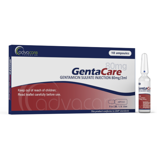 Gentamicin Injection (1 box and 1 ampoule)
