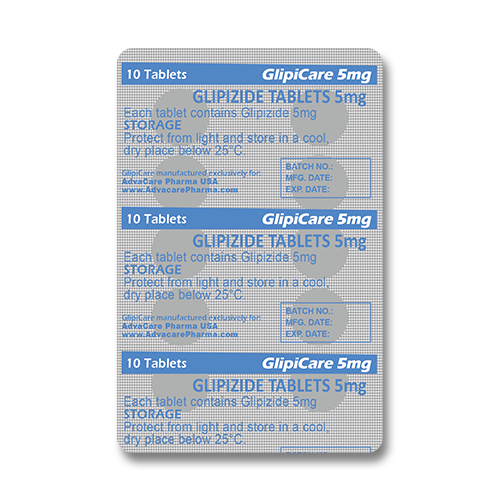 Glipizide Tablets (blister of 10 tablets)