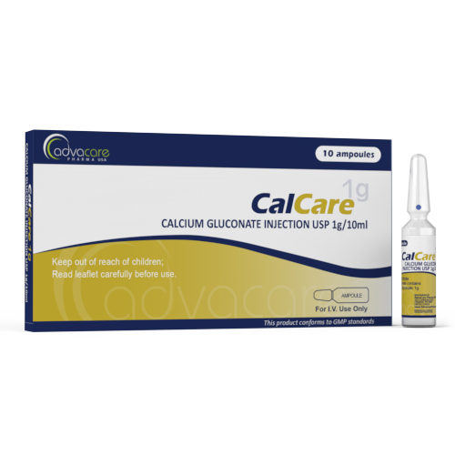Gluconate de calcium pour injection 10 % (1 boîte et 1 ampoule)