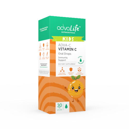 Gouttes de vitamine C pour enfants (boîte de bouteilles)