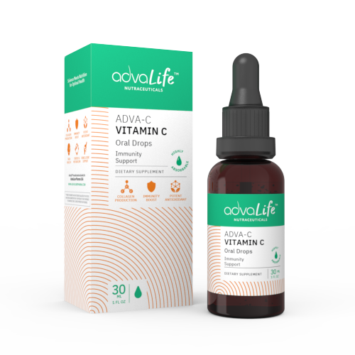 Gouttes de vitamine C pour adultes (1 boîte et 1 bouteille)