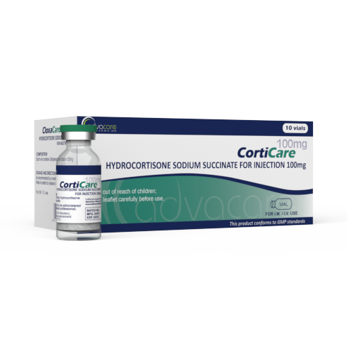 Hydrocortisone Sodium Succinate pour Injection (1 boîte et 1 flacon)